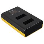 PATONA nabíječka pro digitální kameru Dual GoPro MAX s LCD/ micro USB/ USB Type-C PT1887