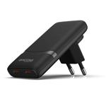 PATONA nabíječka Slim/ 2x USB-C/ 100-240V/ PD65W- GaN PD3.0/QC3.0/ černá PT2596