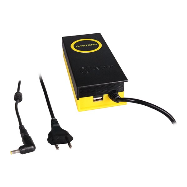 PATONA napájecí adaptér k ntb/ 19V/4,7A 90W/ konektor 4,8x1,7mm/ + výstup USB PT2604