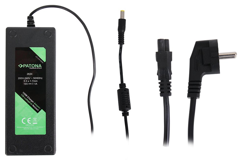 PATONA napájecí adaptér k ntb 19V/7,1A 135W konektor 5,5x1,7mm ACER PREMIUM PT2634