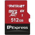 PATRIOT EP Express MircoSD Card 512GB / UHS-I / U3 / CL10 / R:800 / W:600MB/s / Vhodné pro Nintendo Switc PEF512GEPEXMCX