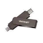 Patriot iLuxe Stick C MFi/512GB/USB 3.2/Lightning + USB-C/Černá PI512GSKM30CL