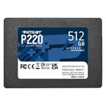 PATRIOT P220/512GB/SSD/2.5"/SATA/3R P220S512G25