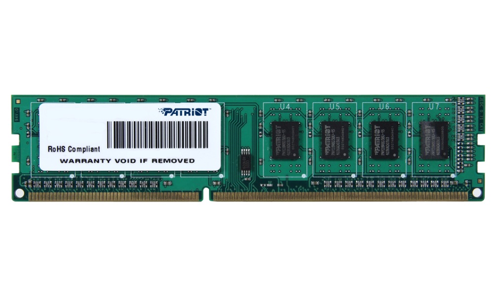 PATRIOT Signature 4GB DDR3 1600MHz / DIMM / CL11 / SL PC3-12800 PSD34G16002