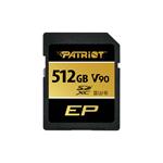 Patriot V90/SDXC/512GB/300MBps/UHS-II U3 / Class 10/+ Adaptér PEF512GEP92SDX