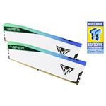 Patriot Viper Elite 5/DDR5/32GB/7000MHz/CL38/2x16GB/RGB/White PVER532G70C38KW