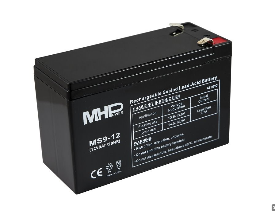 Pb akumulátor MHPower VRLA AGM 12V/9Ah (MS9-12)