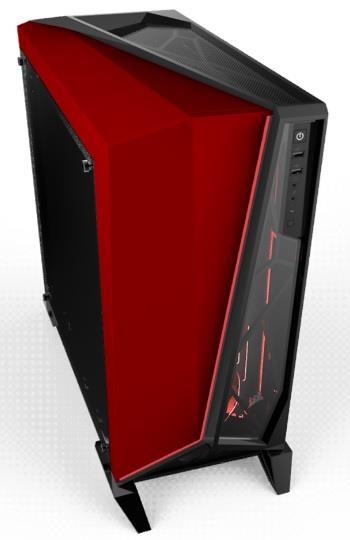 PC case Corsair Carbide Series Spec-Omega ATX Mid-Tower,Tempered Glass,Black/Red CC-9011120-WW