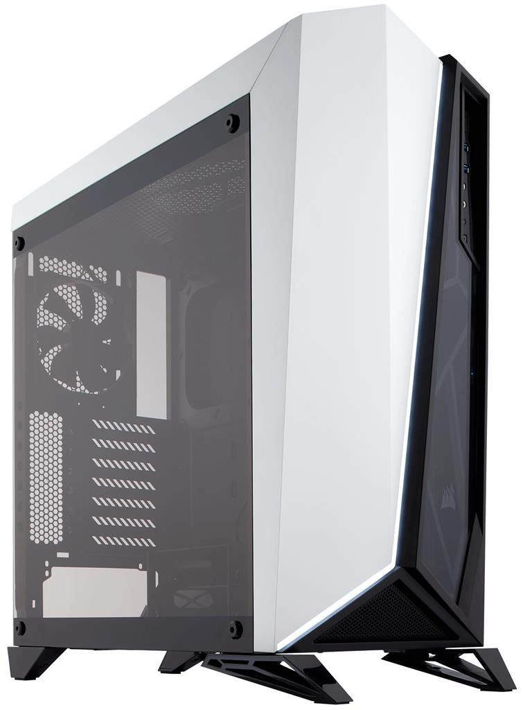 PC case Corsair Carbide Series Spec-Omega RGB ATX Mid-Tower,Tempered Glass,White CC-9011141-WW