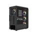 PC skříň Fury SHOBO/Midi Tower/Transpar./Černá NFO-2154