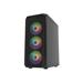 PC skříň Fury SHOBO/Midi Tower/Transpar./Černá NFO-2154
