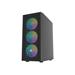 PC skříň Fury SHOBO SH8F, ARGB , Midi Tower, Černá NFO-2402