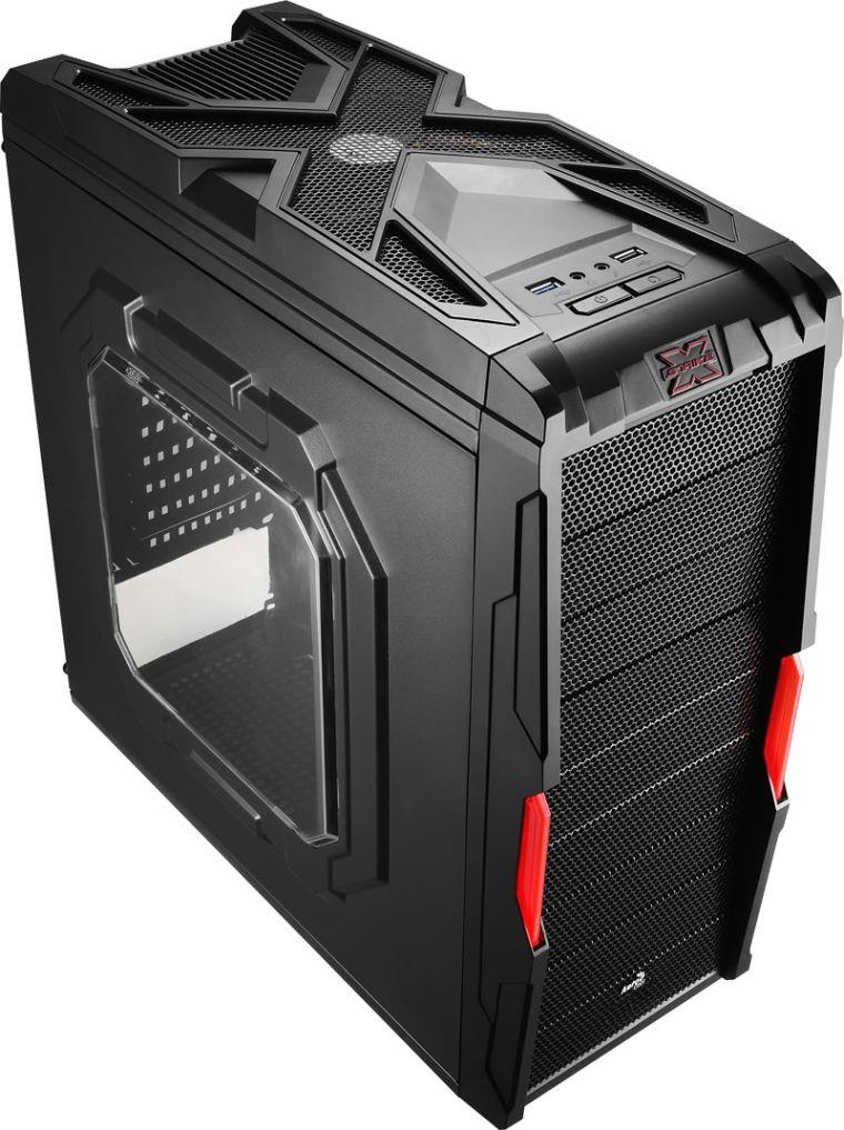 PC skrinka Aerocool ATX STRIKE-X COUPE, USB 3.0, čierna (bez zdroja) AEROSTRIKE-XCOUPE