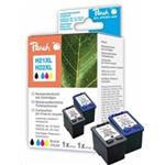 PEACH atrament HP Deskjet 3920 No 21XL / No 22XL MultiPack black, color, 520,525 316356