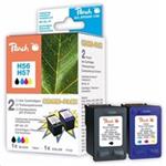 PEACH atrament HP Deskjet 5550 No 56 / No 57 MultiPack black, color, 1x620,1x525 313032