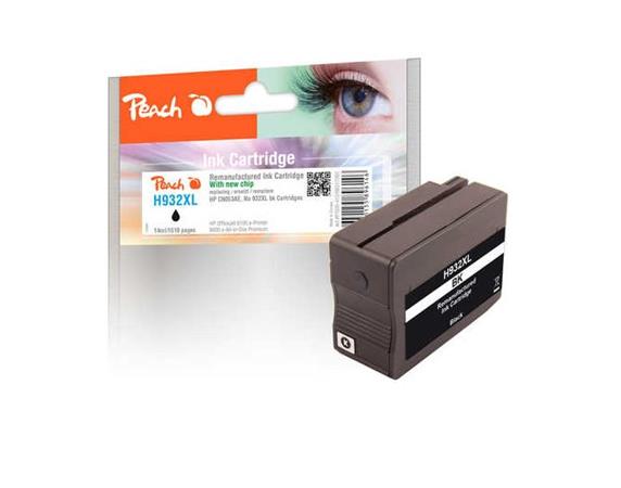 PEACH atrament HP Officejet 6100CN053AE, No 932XL, black 317265
