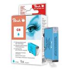 PEACH kompatibilní cartridge Canon CLI-8C, Cyan, 13 ml 313915