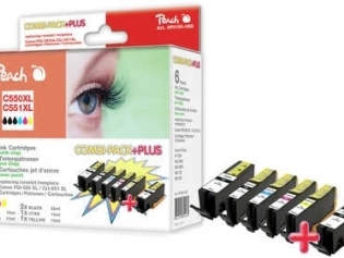 PEACH kompatibilní cartridge Canon PGI-550/CLI-551 MultiPack Plus, 3xBlack, Cyan, Magenta, Yellow, 2x23ml, 4x1 PI100-168