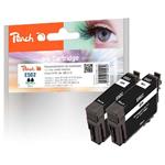 PEACH kompatibilní cartridge Epson 502BK black ,(C13T02V14010) TwinPack, 2x6.2ml 320865