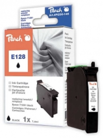 PEACH kompatibilní cartridge Epson T1281, Black, 11,5 ml