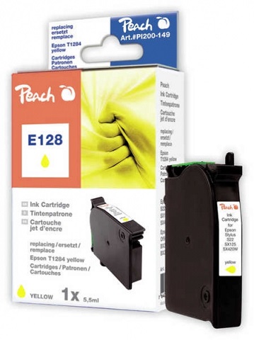 PEACH kompatibilní cartridge Epson T1284, Yellow, 11,5 ml PI200-149