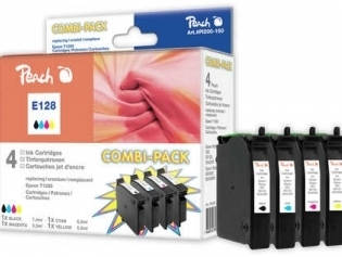 PEACH kompatibilní cartridge Epson T1285 MultiPack, Black, Cyan, Magenta, Yellow, 4x 1,5 ml PI200-150