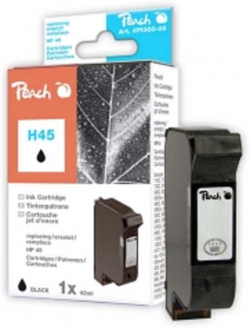 PEACH kompatibilní cartridge HP 51645A No.45, Black, 44 ml PI300-05
