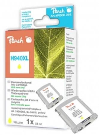 PEACH kompatibilní cartridge HP C4909AE, No. 940XL, Yellow, 25 ml PI300-392