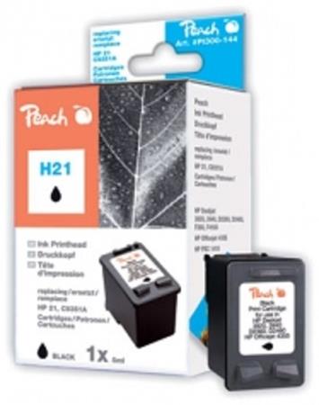 PEACH kompatibilní cartridge HP C9351A No.21, Black, 21 ml PI300-144
