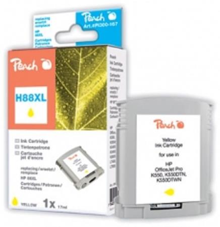 PEACH kompatibilní cartridge HP C9393A No.88, Yellow, 25 ml PI300-167