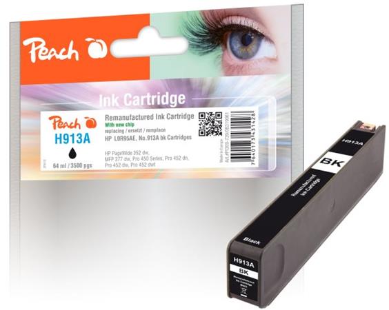 PEACH kompatibilní cartridge HP No. 913A, černá, L0R95AE, 64ml 319961