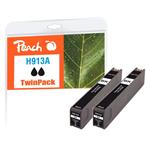 PEACH kompatibilní cartridge HP No. 913A, černá, Twin-Pack2x64ml 319962