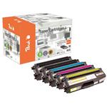 PEACH kompatibilní toner Brother TN-421 MultiPack Plus 2bk, c, m, y PT1323