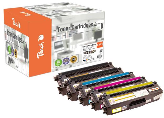 PEACH kompatibilní toner Brother TN-423 MultiPack Plus 2xbk, c, m, y PT844