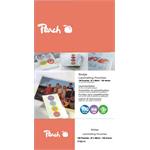 Peach Laminating Pouch Badge (67x99mm), 125mic PP525-10