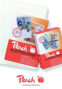 PEACH Laminovací folie lesklé 25ks Business Card, 60x90mm, 125mic