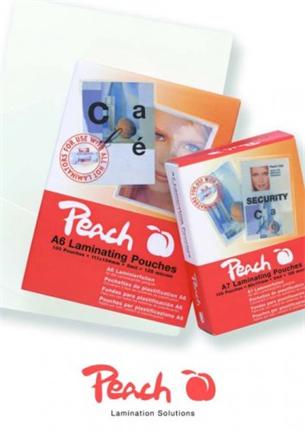 PEACH Laminovací folie lesklé 25ks Credit Card, 54x86mm, 125mic