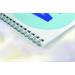PEACH/OEM Vazací hřbet kovový (3/1") A4 průměr 6,4mm bílý 100ks lamrm34dr06bl100