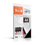 PEACH vazací zadní obaly, A4 250gsm, černé, vysoký lesk, 25 ks 510024