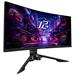 Phantom Gaming by Asrock monitor PG34QRT2B 34" /VA/3440x1440/180Hz/ 500cd/m2/1ms/DP/2x HDMI/repro/VESA 90LXA0H0-A0E1A0V