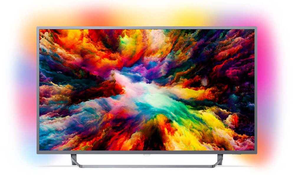 PHILIPS ANDROID LED TV 50" 50PUS7303/ 4K Ultra HD 3840x2160/ DVB-T2/S2/C/ H.265/HDR/ 4xHDMI/ 2xUSB/ Wi-Fi/ 50PUS7303/12