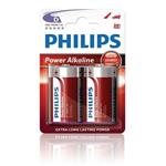 Philips baterie D PowerLife, alkalická - 2ks LR20P2B/10
