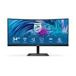 Philips LCD 346E2CUAE 34" zakřivený VA/3440x1440@100Hz/1ms/300cd/Mega DCR/HDMI/DP/USB-C/4xUSB/Repro/VESA 346E2CUAE/00