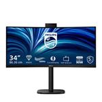 Philips LCD 34B2U3600CH 34" zakřivený VA/3440x1440@120Hz/4ms/300cd/2xHDMI/DP/4xUSB/USB-C dock/RJ45/Webcam 34B2U3600CH/00