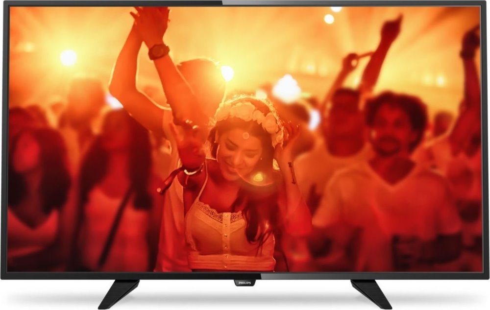 PHILIPS LED TV 43"/ 43PFT4131/ 1920x1080/ Full HD/ DVB-T/T2/C/ H.265/HEVC/ 2xHDMI/ USB/ SCART/ černá/ Energ 43PFT4131/12