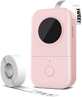 Phomemo Tiskárna štítků D30, růžová + role štítků 100 ks (12x40 mm) 10400100506