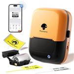 Phomemo Tiskárna štítků E50 Pro, oranžová + role štítků 230 ks (50x30 mm) 10400109011