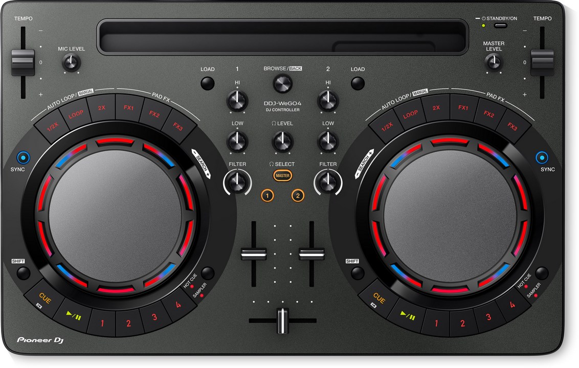 Pioneer DJ kontrolér s Rekordbox DJ černý DDJ-WeGo4-K