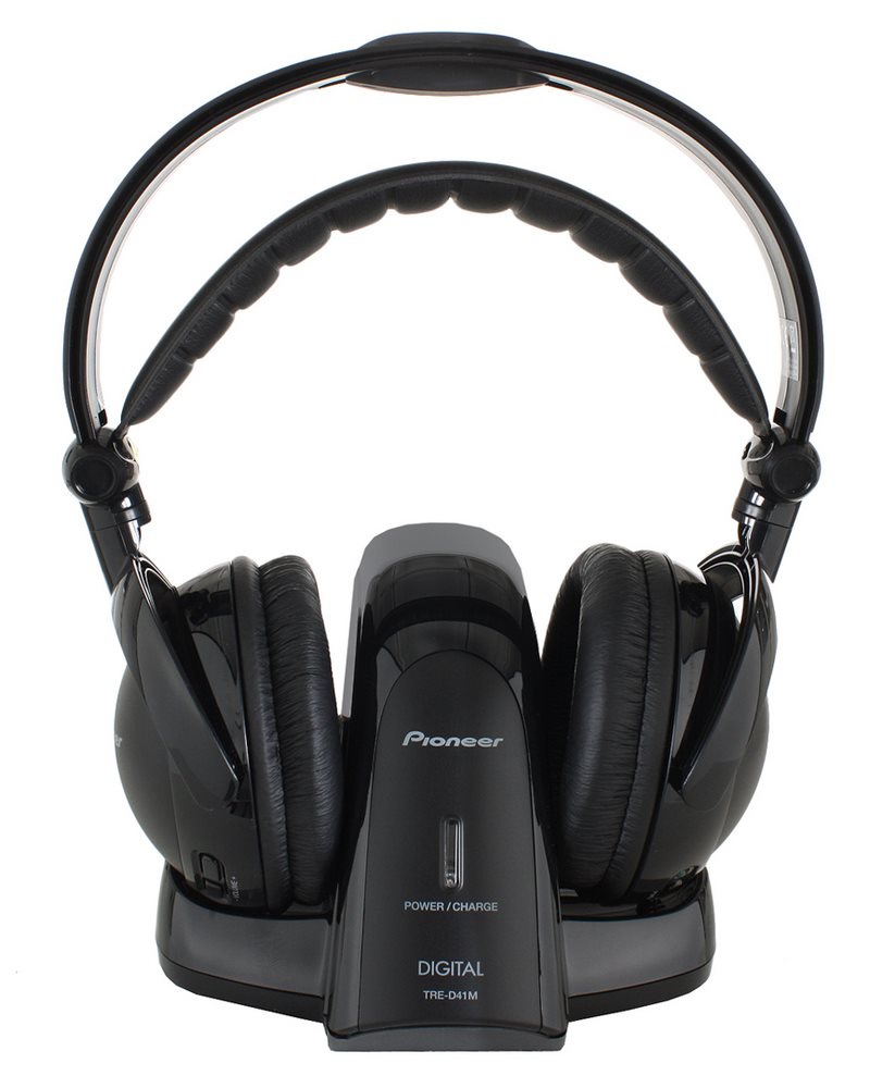 PIONEER SE-DRF41M sluchátka náhlavní / s dokovací stanicí / černé / bezdrátová sluchátka s dosahem až 30m, 15Hz - 22kHz