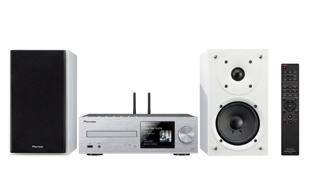 PIONEER X-HM76D-SW Mikrosystém/ Stříbrno Bílý